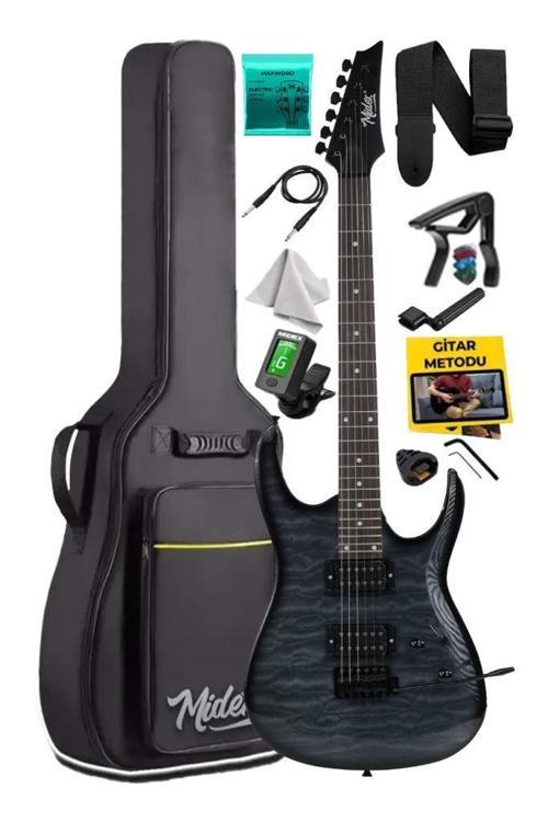 Crade Grey Rosewood Klavye Super Strat Kasa HH Yüksek Kaliteli Elektro Gitar