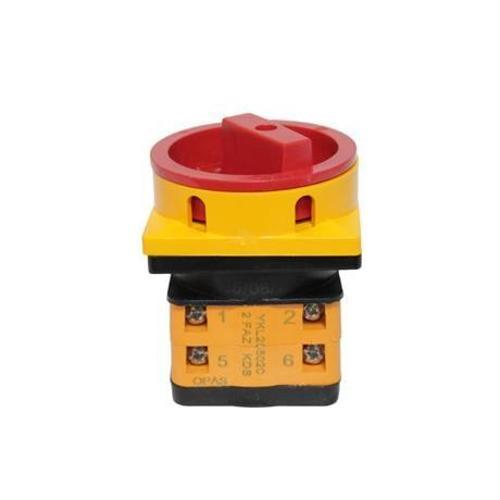 2x20A 1-0-2 Kilitli Kutup Değiştirici Pako Şalter