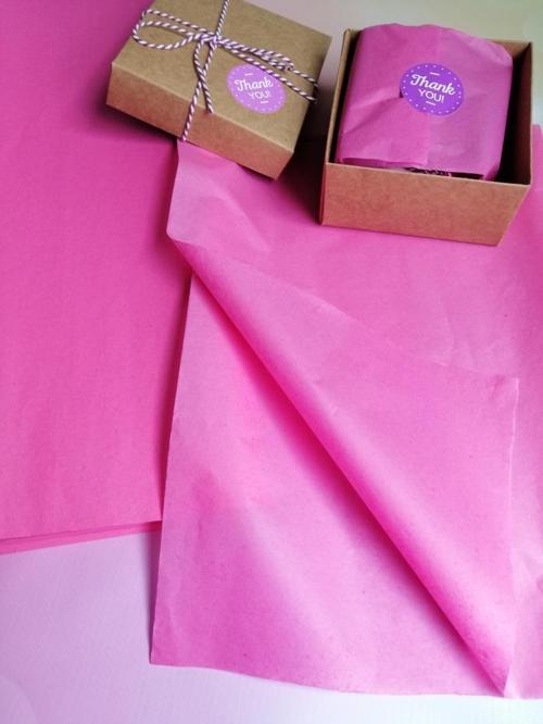 Renkli  Pelur Kağıdı Pembe 50x70 cm 10 adet-PK106