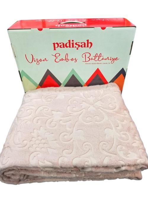 PADİŞAH EMBOSS TEK KİŞİLİK BATTANİYE PUDRA