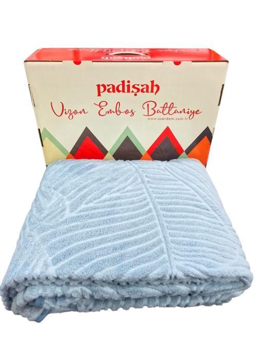 PADİŞAH EMBOSS TEK KİŞİLİK BATTANİYE GRİ