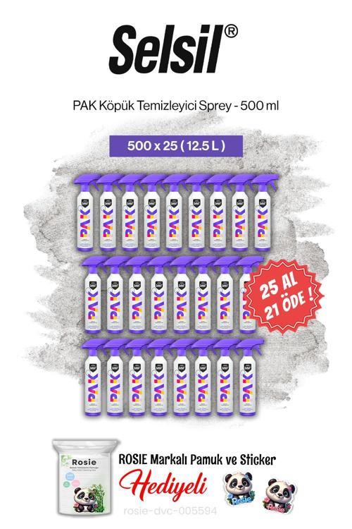 25 AL 21 ÖDE PAK Köpük Temizleyici Sprey 500 ml ve rosie pamuk