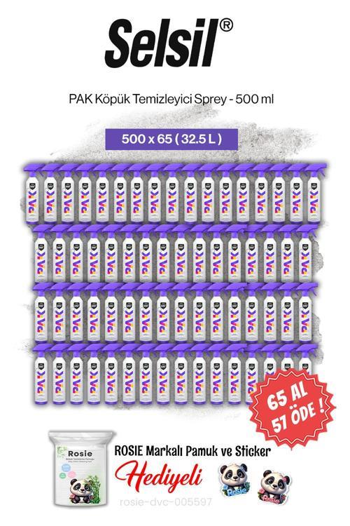 PAK 65 AL 57 ÖDE Köpük Temizleyici Sprey 500 ml ve rosie pamuk
