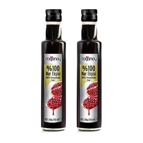 %100 Doğal Nar Ekşisi 250 Ml Cam Şişe x 2 Adet