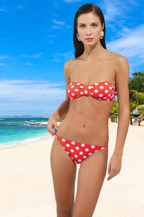 Bikini Takımı Plaj Ve Havuz İçin Su Sporları Yüksek Konfor Özel Tasarım