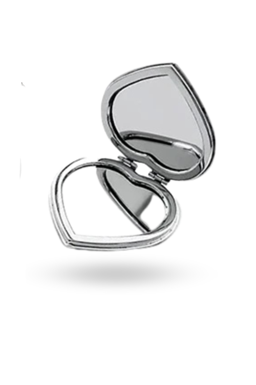 Büro Ev Ofis Hediyesi için 7CM Kalpli Love Model Cep Aynası