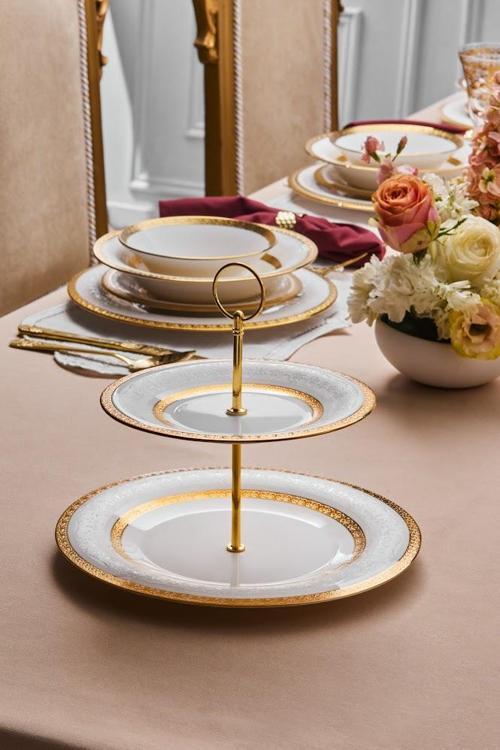 Royal Bone Victoria Katlı Kurabiyelik Gold