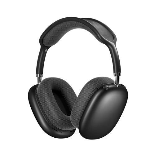 PBS229 Kablosuz Bluetooth Şarjlı AUX TF Kart Girişli Kılıflı Kulak Üstü Kulaklık Siyah