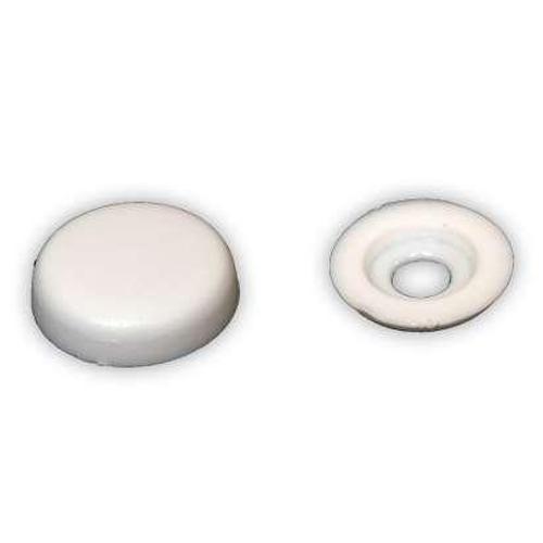 Vida Kapağı Büyük Boy Beyaz (4,2 - 4,8mm Yıldız Silindir Baş Vida İçin) 25 Adet