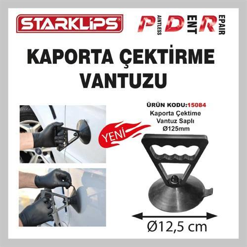 Pdr Manuel Kaporta Çektime Saplı Vantuz 125Mm