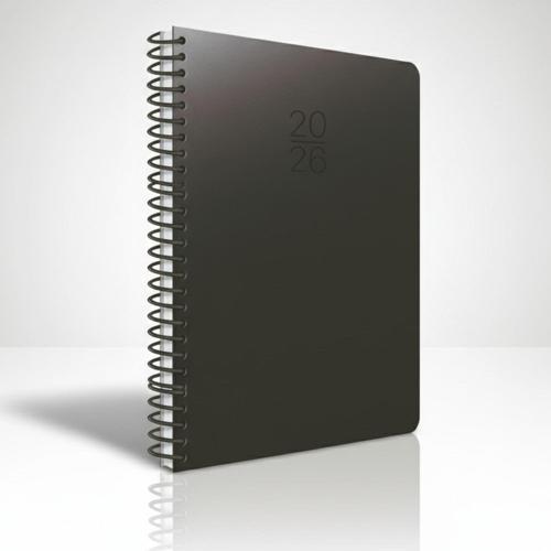 2026 Spiralli Sert Kapak Günlük Ajanda17x24 336 Sayfa 407-SEK