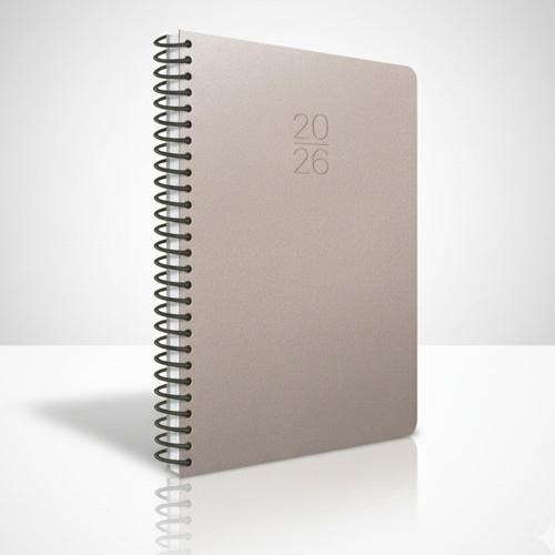 2026 Spiralli Sert Kapak Günlük Ajanda17x24 336 Sayfa 407-SEK