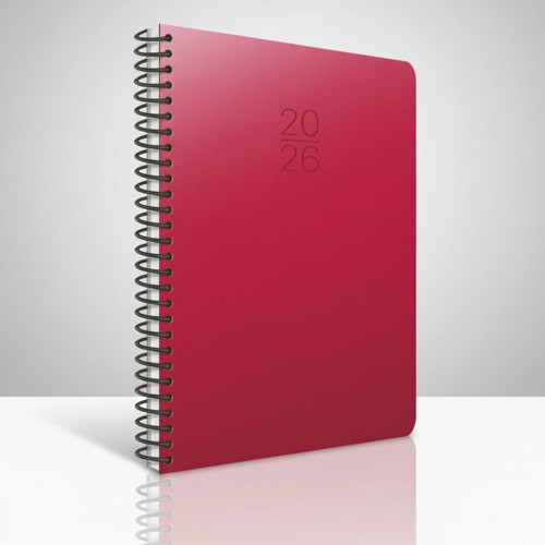 2026 Spiralli Sert Kapak Günlük Ajanda17x24 336 Sayfa 407-SEK