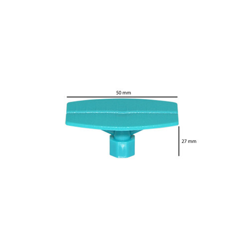 PDR Boyasız Göçük Düzeltme Plastiği Elips Düz 50X27Mm - D. N6 - Yeşil 10 Adet