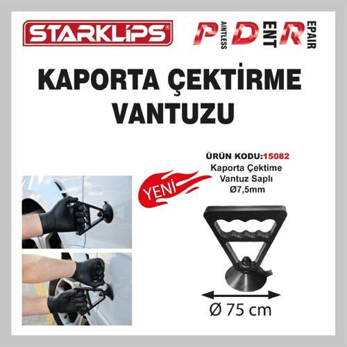 Pdr Manuel Kaporta Çektime Saplı Vantuz 75Mm