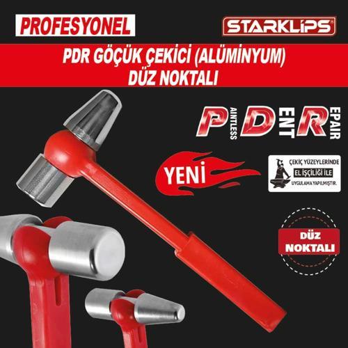 Pdr Çekiç (Aluminyum) Düz Noktalı