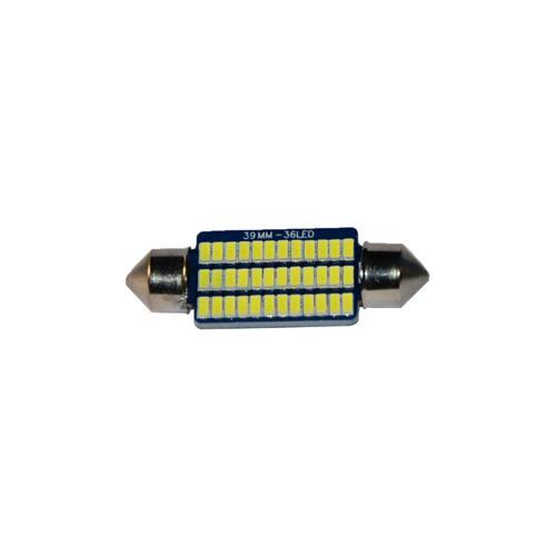 Ampul Sofit LED Beyaz 12V 36 LED 39Mm  2 Adet