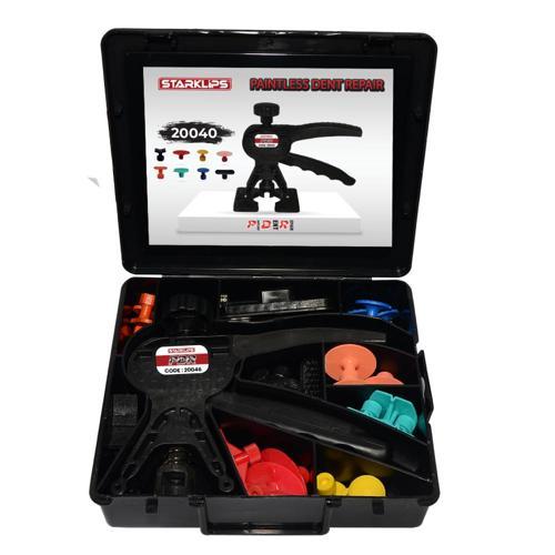 PDR Göçük Çektirme Seti Boyasız Göçük Onarım Pense Takımı, Plastik Kutulu, Siyah Renk