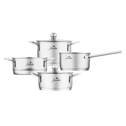 New Baby Steel 6 Parça Çelik Mini Tencere Seti