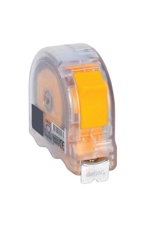 Dekor 407 Şerit Metre 5 M X 19 Mm Şeffaf - Metre - 2 Yıl