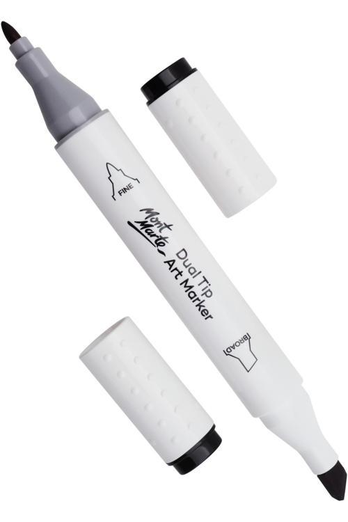 MM Marker Çift Uçlu Sanat Kalemi Premium - Black 120