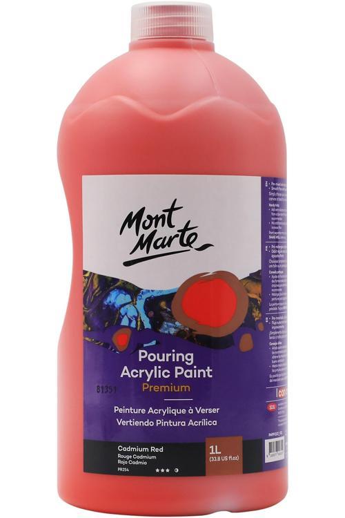 MM Dökme Akrilik Boya Premium  1L - Cadmium Red