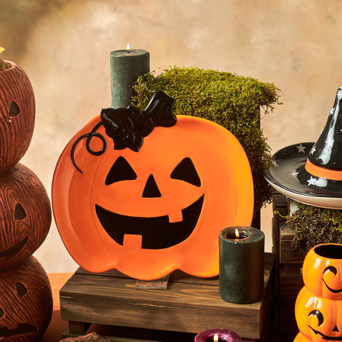 Halloween Pumpkin Servis Tabağı