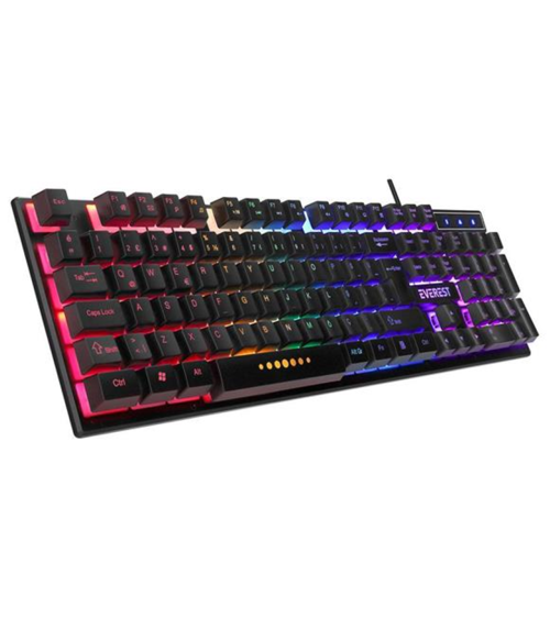 KB-24 Siyah Rainbow Q Membrane Oyuncu Klavyesi