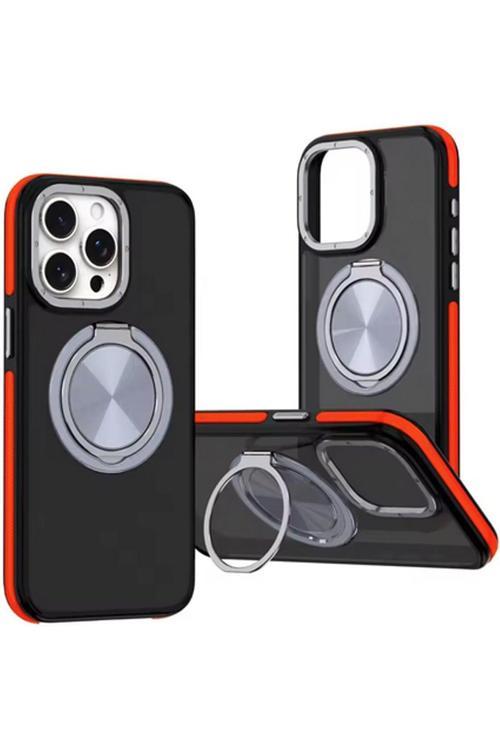 İphone 16 Pro Uyumlu Kılıf Magsafe Uyumlu Stand Olabilen 360° Halka Tutuculu Already Case