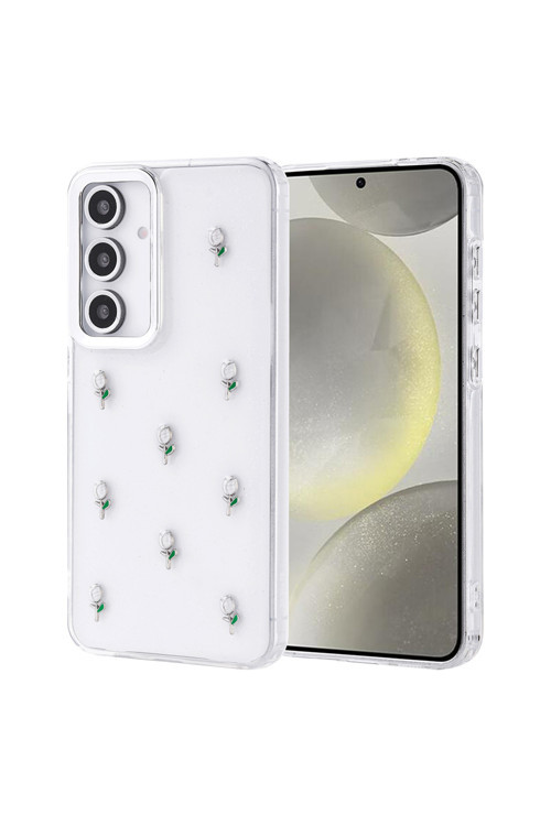 Samsung Galaxy S24 Fe Uyumlu Kılıf Airbag Köşeli Şeffaf Baskılı Z-Kutup