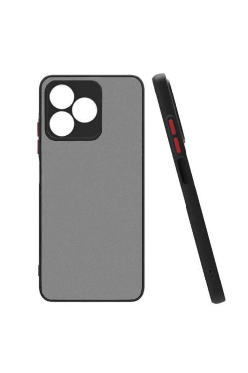 Realme C53 Uyumlu Kılıf Hux Kapak Şık Ve Dekoratif Model Yükseltilmiş Kenarlar