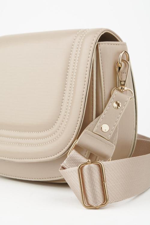 Bahar Kadın Vizon 5 Bölmeli Astarlı Kapaklı Çıt Çıt Kapama El Kol ve Omuz Çantası