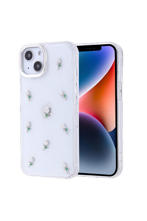 İphone 13 Uyumlu Kılıf Airbag Köşeli Şeffaf Baskılı Z-Kutup
