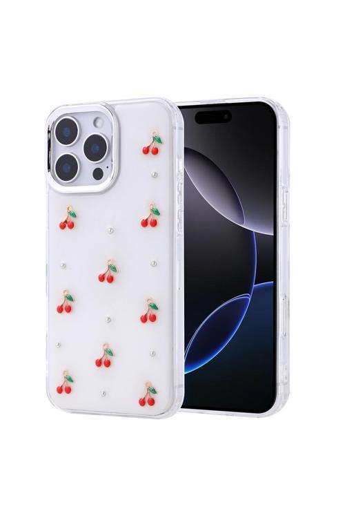 İphone 16 Pro Max Uyumlu Kılıf Airbag Köşeli Şeffaf Baskılı Z-Kutup