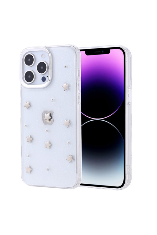 İphone 14 Pro Max Uyumlu Kılıf Airbag Köşeli Şeffaf Baskılı Z-Kutup