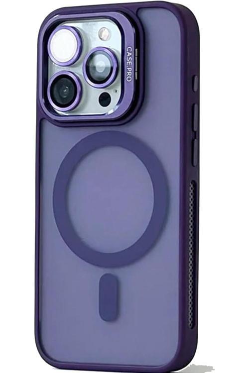 İphone 14 Pro Max Uyumlu Kamera Lens Aparatlı Stand Olabilen Magsafe Uyumlu