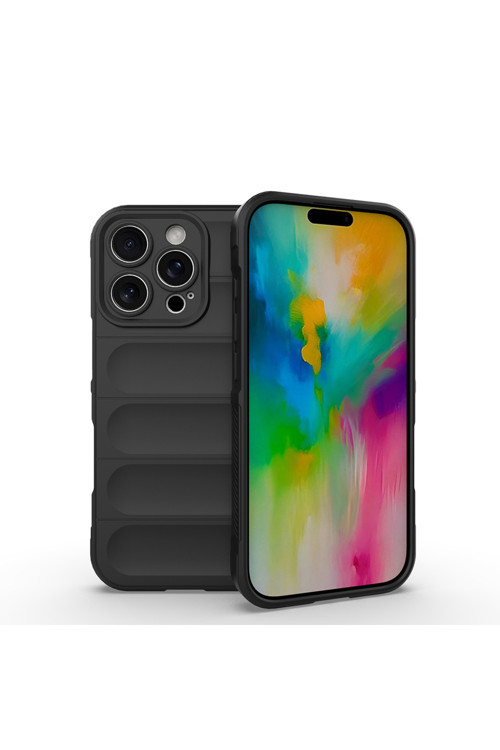 İphone 16 Pro Max Uyumlu Kılıf Tpu Oyuklu Arka Yüzey Z-Etnik Esnek O-Tto Prime