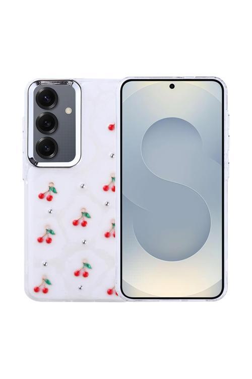 Samsung Galaxy S24 Plus Uyumlu Kılıf Airbag Köşeli Şeffaf Baskılı Z-Kutup