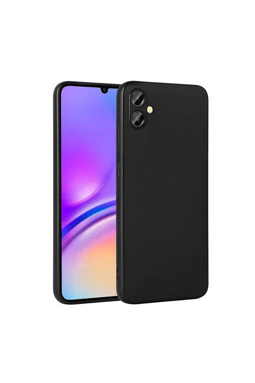 Galaxy A05 Uyumlu Kılıf Z- Premier Silikon Soft Pürüzsüz Yüzey Kapak Siya