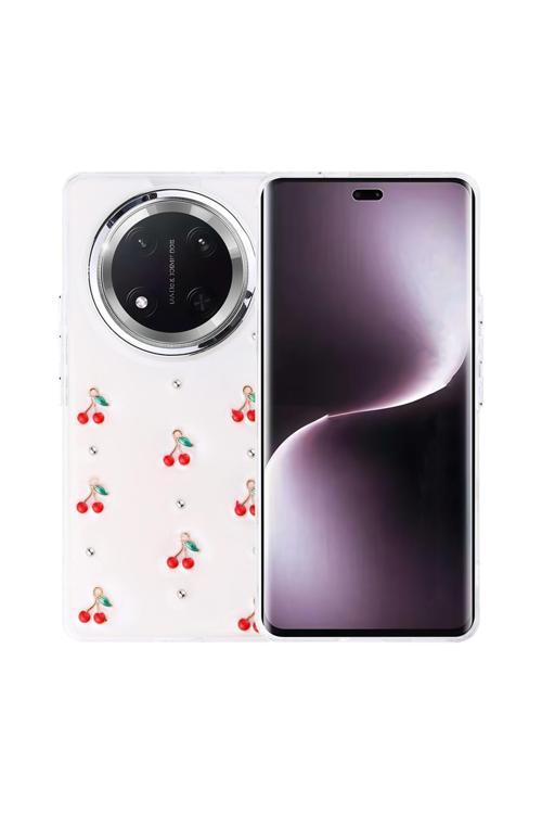 Honor Magic 7 Lite Uyumlu Kılıf Airbag Köşeli Şeffaf Baskılı Z-Kutup