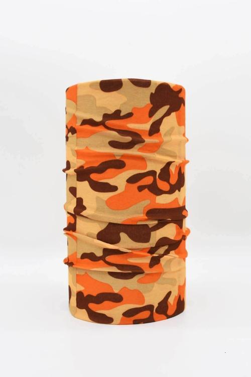 Kamuflaj Orange Unisex Boyunluk Bandana