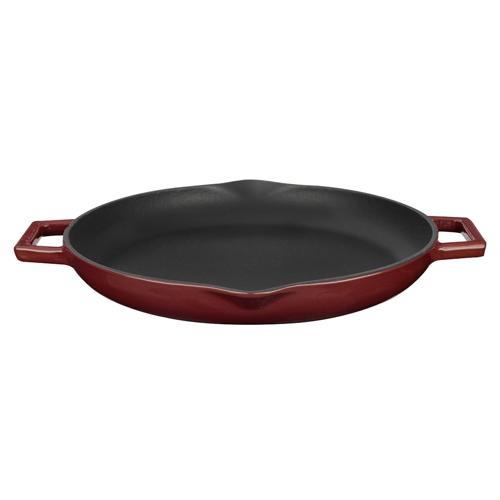 Yuvarlak Kızartma Tavası Döküm Demir Yekpare Çift Kulplu Çap(Ø)30cm.