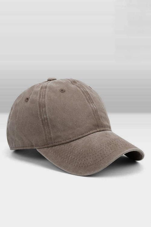 Eskitme Kumaş Pamuklu Kahve Kadın Şapka Kep