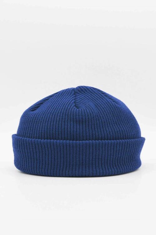 Erkek Lacivert Örgü Docker Bere Skullcap