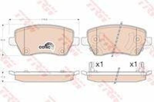 ÖN BALATA NISSAN MICRA 10= 1.2 SWIFT 05 1.3-1.5-1.6 OPEL AGILA 08 1.0-1.2-1.3 CDTI