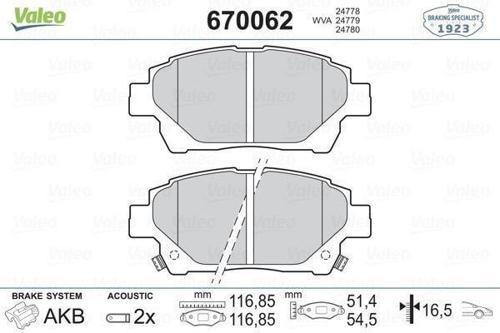FREN BALATASI ÖN YARIS 1.0 1.3 9905-IQ 1.0 1.3 1.4D 08
