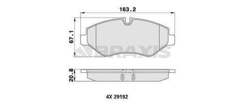 FREN BALATASI ON VITO W639 07 VITO W447 14 CRAFTER 06 SPRINTER 06