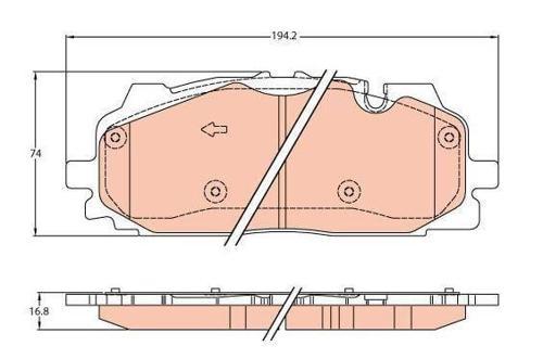 DİSK FREN BALATASI ÖN Q7 (4MB) 2015 