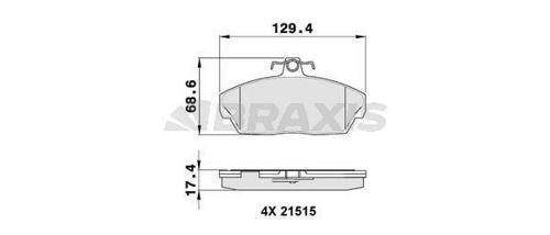 ON FREN BALATASI HONDA CIVIC 2001 2006 EURO CIVIC 1996 1999 ROVER 200 400 1996 2000 TATA GAZELLE 94-
