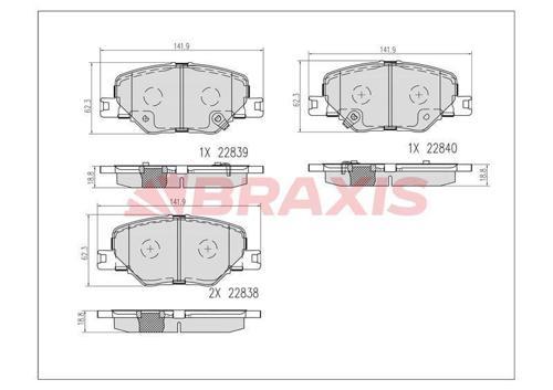 ON FREN BALATASI 16'' OPEL INSIGNIA B 17-